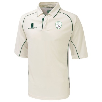 Barwick In Elmet CC - Premier 3/4 Sleeve Green Trim Shirt - Unisex Fit