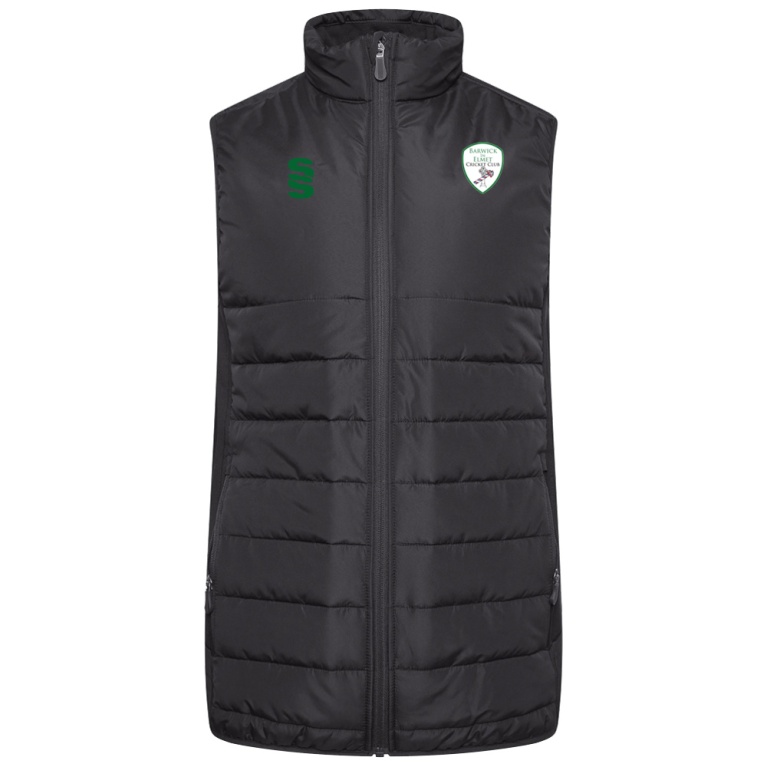 BARWICK IN ELMET CRICKET CLUB ACTIVE GILET - BLACK