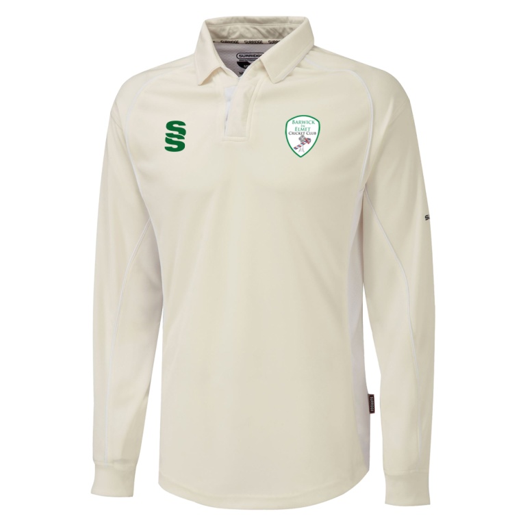 Barwick in Elmet CC Long Sleeve Shirt White Trim
