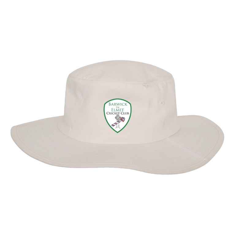 Barwick In Elmet CC - Floppy Sun Hat - Ivory