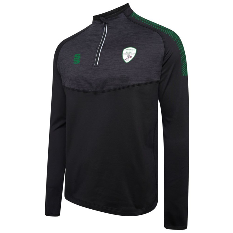 Barwick In Elmet CC - 1/4 Zip Dual Performance Top - Unisex Fit